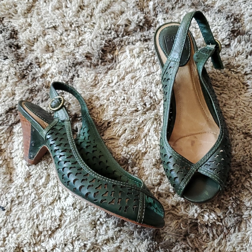 Frye Maya Slingback leather heels